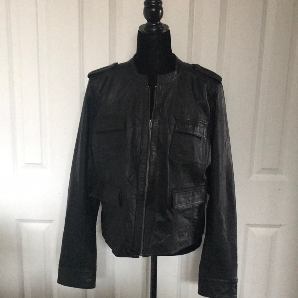 Black Leather  Jacket